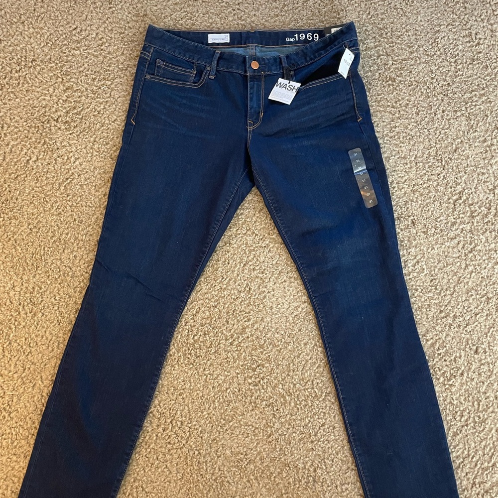 GAP 1969 Women's Always Skinny Size 31 dark wash jeans NWT